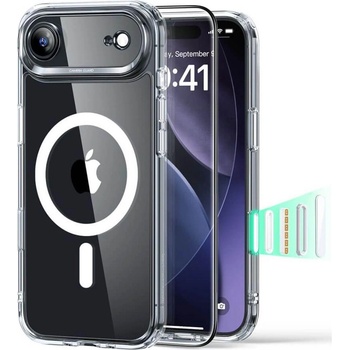 ESR Magsafe Калъф и Протектор за iPhone Air, ESR Classic Hybrid Magnetic Set Case, Прозрачен (4894240288542)