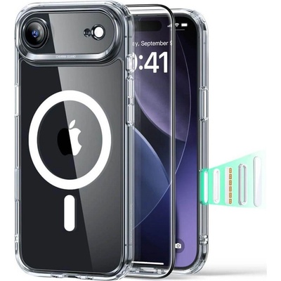 ESR Magsafe Калъф и Протектор за iPhone Air, ESR Classic Hybrid Magnetic Set Case, Прозрачен (4894240288542)