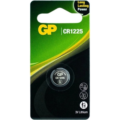 GP Batteries Батерия литиева gp cr1225, 3v, 1бр. в блистер (0601225c1)