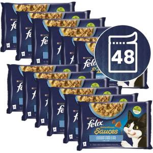FELIX Капсули FELIX Sensations Sauces треска, сардини 48 x 85 г