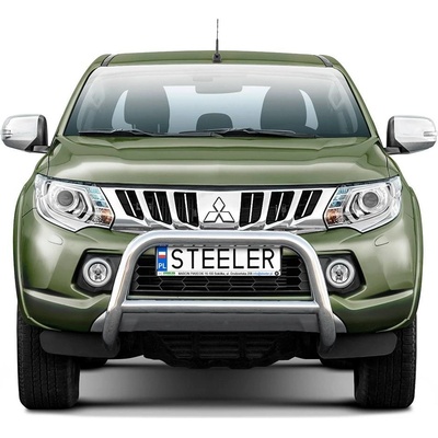 STEELER Predný ochranný rám nerez s EC homologáciou, Mitsubishi L200, 2015-2019