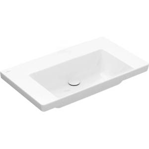 Villeroy & Boch Subway 3.0 - Умивалник 80x47 см, без преливник, без отвор за смесител, алпийско бяло 4A708301 (4A708301)