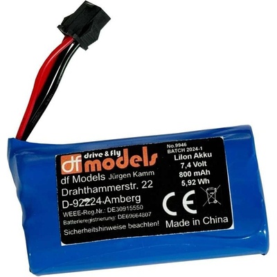 DF models Li-Ion Aku 7,4 V / 800mAh pro 9945