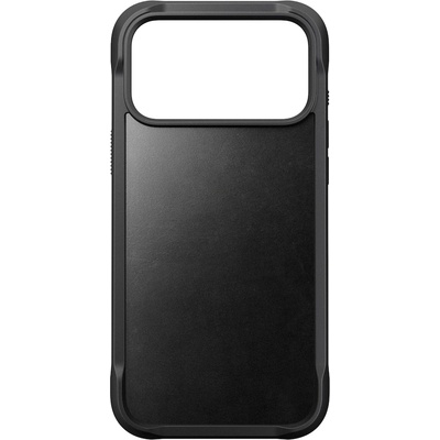 Nomad Хибриден кожен (естествена кожа) удароустойчив кейс с MagSafe за iPhone 17 Pro Max - Nomad Rugged Leather Horween MagSafe Case (черен) (NM011789858 (175907))