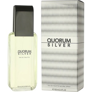 Puig Quorum Silver Eau de Toilette за мъже 100 ml Парфюми