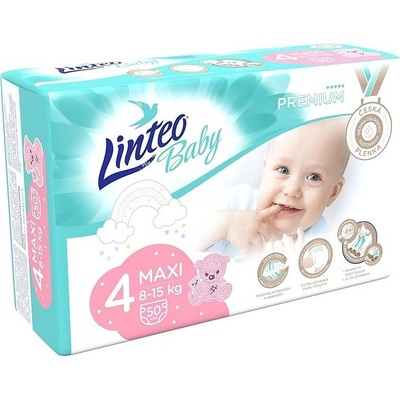 LINTEO Baby Prémium MAXI 8–15 kg 50 ks