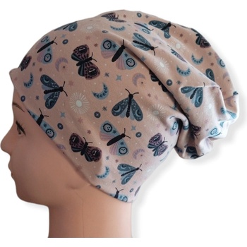 VH design čepice dvouvrstvá spadlá Noční motýli