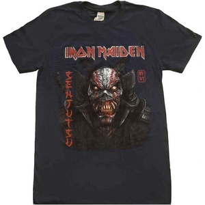 Iron Maiden Senjutsu Back Cover Vertical Logo Navy Blue L Риза (IMTEE133MN03)