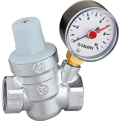 Regulátor tlaku vody 5334 3/4 "Caleffi PN16 R. 1-6 BAR, s manometrom 0-10 BAR 5334A34M