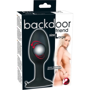 Backdoor Friend You2Toys - анален плъг с вътрешна топка - L