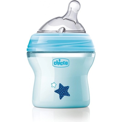 Chicco Natural Feeling kojenecká láhev modrá 150ml