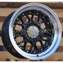 Haxer A8078 9x16 8x100 ET10 black polished rim