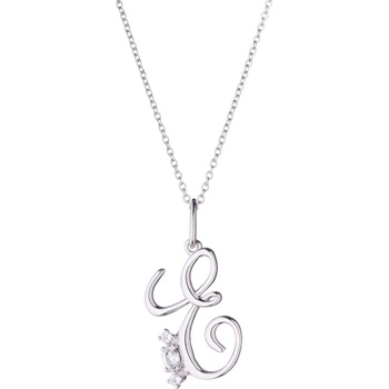 Silenti Jewelry Сребърно колие "Е