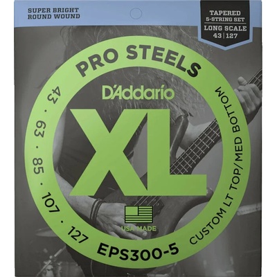 D'Addario EPS300-5 Струни за 5-струнна бас китара