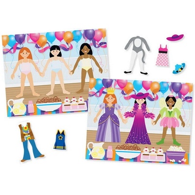 Melissa & Doug Blok s adheznými samolepkami Obliekanie