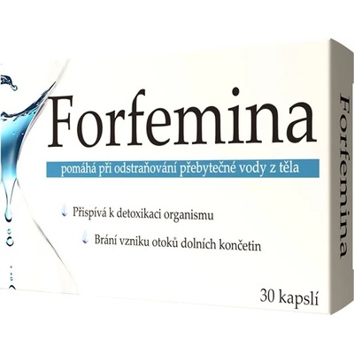 Naturprodukt Forfemina přípravek na odvodnění těla 30 kapslí – Zboží Mobilmania