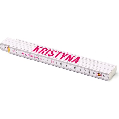 Metrie Skládací metr Block 52 Se jménem Kristýna 2 m