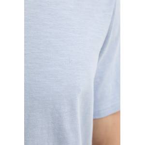 Calvin Klein Тениска с яка с лен (K10K114136) - answear - 87,99 лв