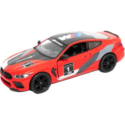 Kinsmart Метална количка Kinsmart Livery Edition - BMW M8 Competition Coupe, 1: 38, червена (54124)