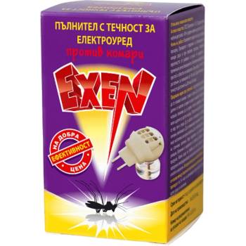 Exen Течен пълнител против комари Exen - Резерва за уред, 33 ml, за 45 нощи (9126)