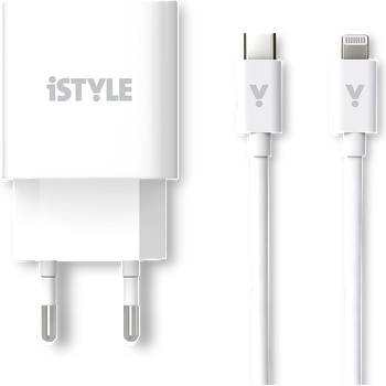 iStyle Комплект зарядно с кабел за iPhone от iStyle (K-PL9915101100106)