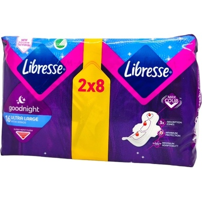 Libresse дамски превръзки, Goodnight, 16 броя