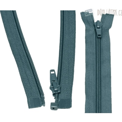 YKK Zips špirálový deliteľný šedý 40 cm