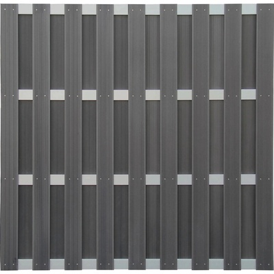 OBI Plotový prvek WPC/ALU antracitový 180 x 180 cm