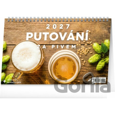 Putování za pivem 2027 - stolní kalendář - Notique