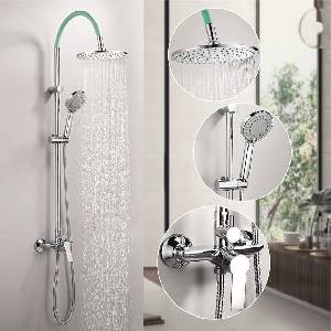 Inter Ceramic Душ система със смесител, пита, слушалка и шлаух ICT 6544LG, Inter Ceramic (6544LG)
