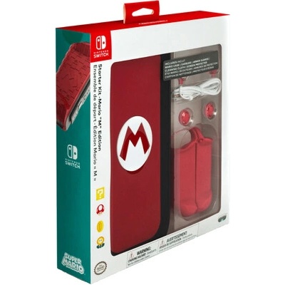 PDP Starter Kit Mario M Edition Nintendo Switch