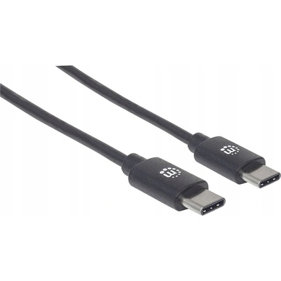 Manhattan 354882 vysokorýchlostný USB-C, samec typu C na samec typu C, 3m, černý