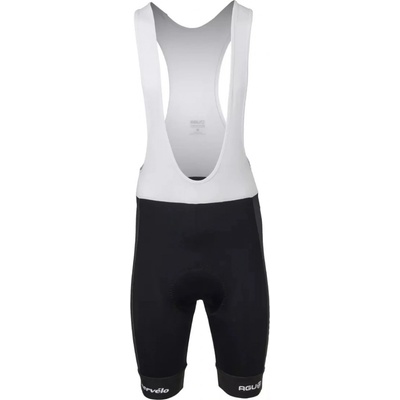 AGU krátké s laclem Replica Visma Lease a Bike 2024 černá/bílá