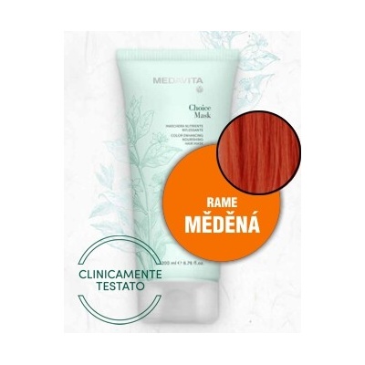 Medavita CHOICE barvící maska MĚDĚNÁ 200 ml