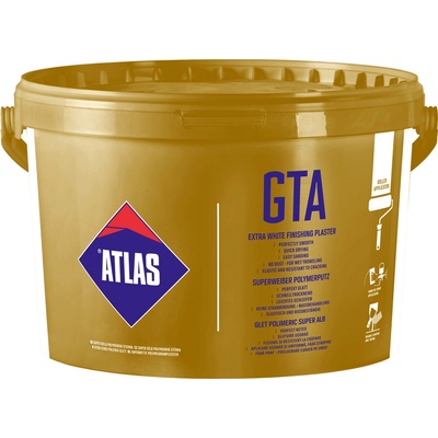 ATLAS GTA super biela polymerová hladká stierka 18kg