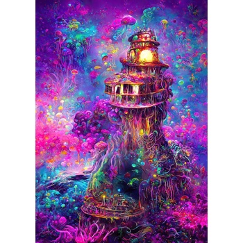 Enjoy - Puzzle Underwater Lighthouse - 1 000 piese