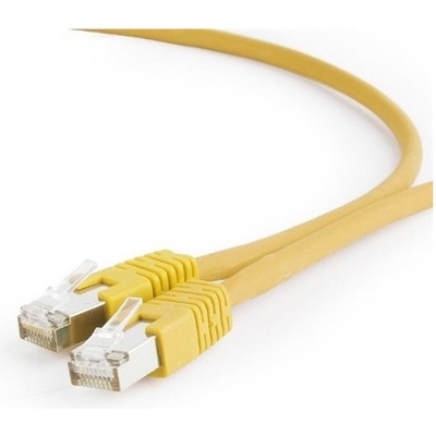 Gembird PP6A-LSZHCU-Y-1.5M patch, S/FTP Cat. 6A LSZH, 1.5m, žlutý