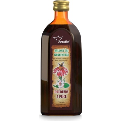 Serafin byliny Čajový koncentrát PRŮDUŠKY A PLÍCE 250 ml
