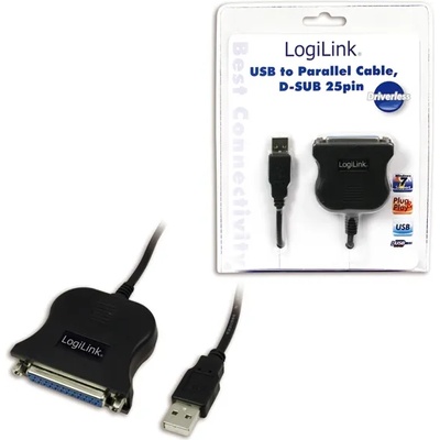 LogiLink USB to PARALLEL converter USB A-M/DB25F, UA0054A (UA0054A)