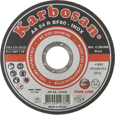 Kotouč řezný na kov, nerez 115 mm