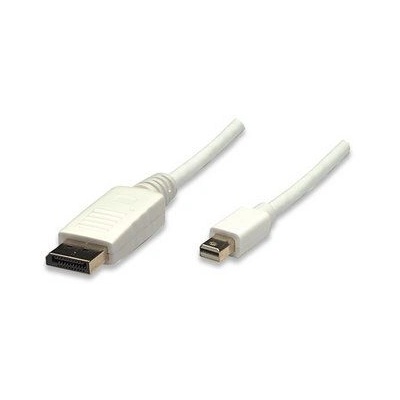 Manhattan 324748 DisplayPort кабел 2 м Mini DisplayPort Бяла (324748)