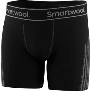 Smartwool Мъжко мериносово термобельо Smartwool Intraknit Boxer Brief Boxed Merino base layer - Black - размер XXL (015-2346-0115)