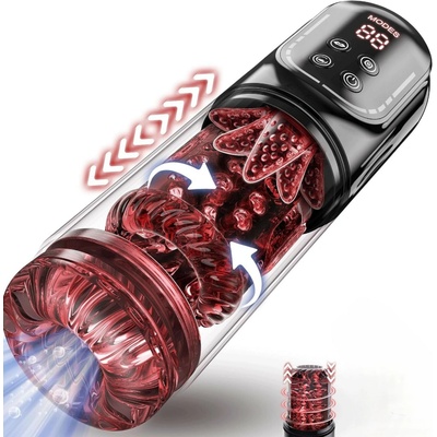 SuperLove Automatic Licking Sucking Thrusting Rotating & Vibrating Ultimate Masturbator – Zboží Dáma