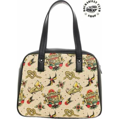 Dámská taška kabelka retro rockabilly pin-up Sourpuss Clothing Default Title Bowler Purse