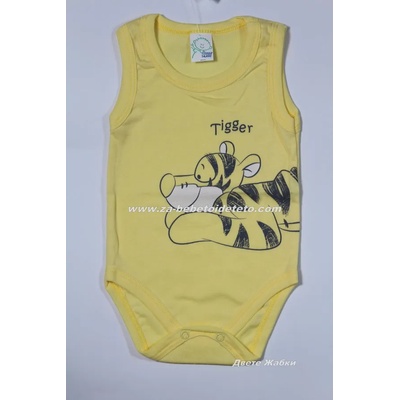 SUNNY KIDS Боди потник Тигър, 68 /жълт/