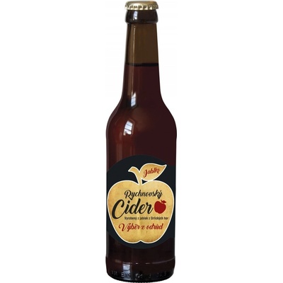 Rychnovský Cider Jablko 4,5% 0,33 l (sklo) – Zboží Dáma