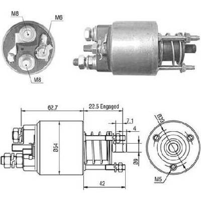 MAGNETI MARELLI Elektromagnetický spínač, startér 940113050470