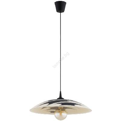 Полилей на кабел ARMI 1xE27/15W/230V черен/бежов (ALF61547)