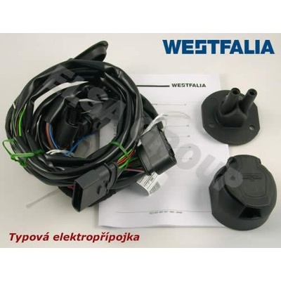 Typová elektropřípojka VW Transporter/Multivan 2003-2009 (T5) , 13pin, Westfalia