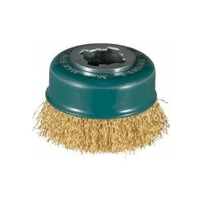 Makita miskovitý kartáč z mědi-vlnitý drát průměr 0,3mm X-LOCK 75mm